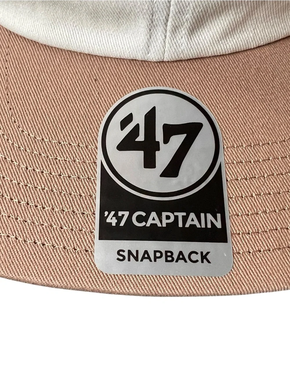 47 Brand Chicago Bulls Captain Snapback Hat Cream Pink NWT NBA OSFA